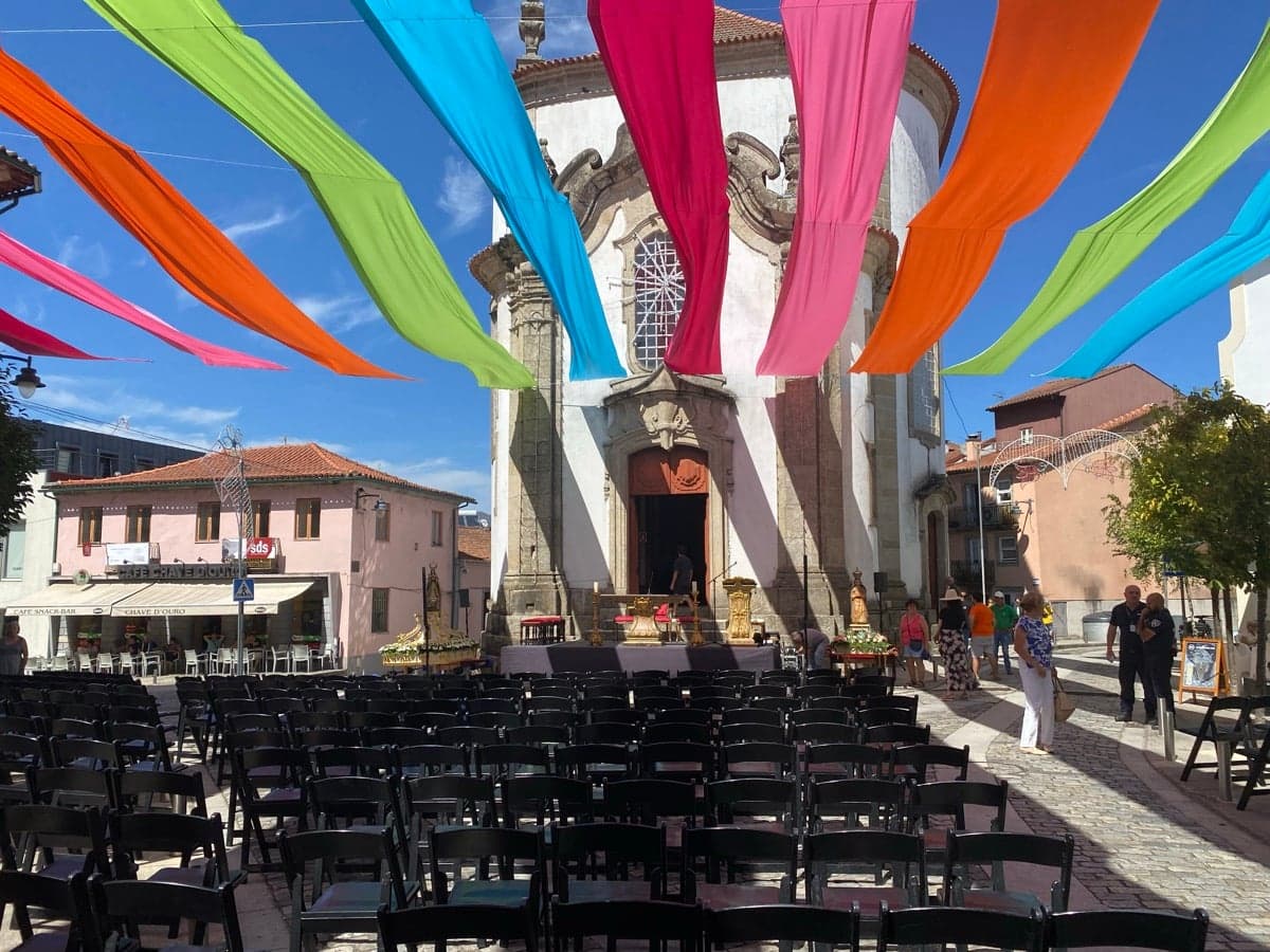 Église d'Arcos pendant les fêtes